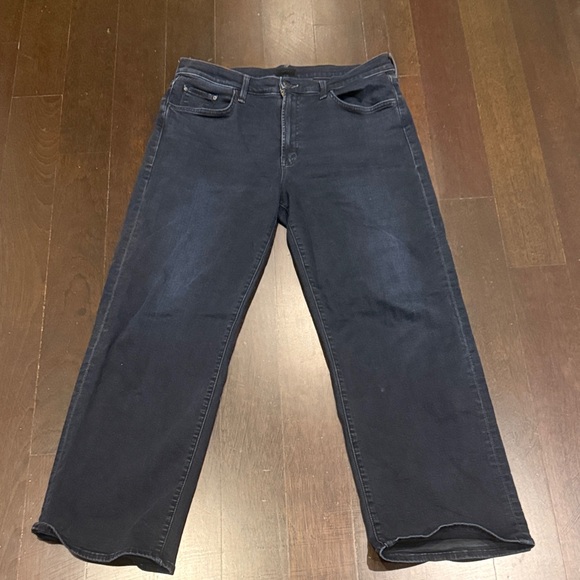 MOTHER Women's Mid Rise Rambler, zip ankle. Colour: Night in Venice. - Picture 6 of 9